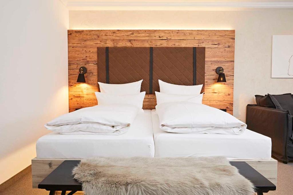 Postel nebo postele na pokoji v ubytování Hotel Rosenstock - Erwachsenenhotel - Adults only 15 plus