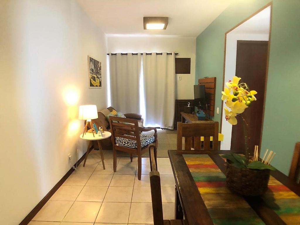 Apt 2 quartos próximo a Praia do Forte