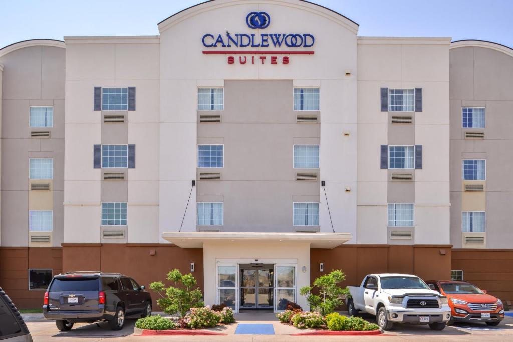 a rendering of the entrance to a hotel at Candlewood Suites Abilene, an IHG Hotel in Abilene