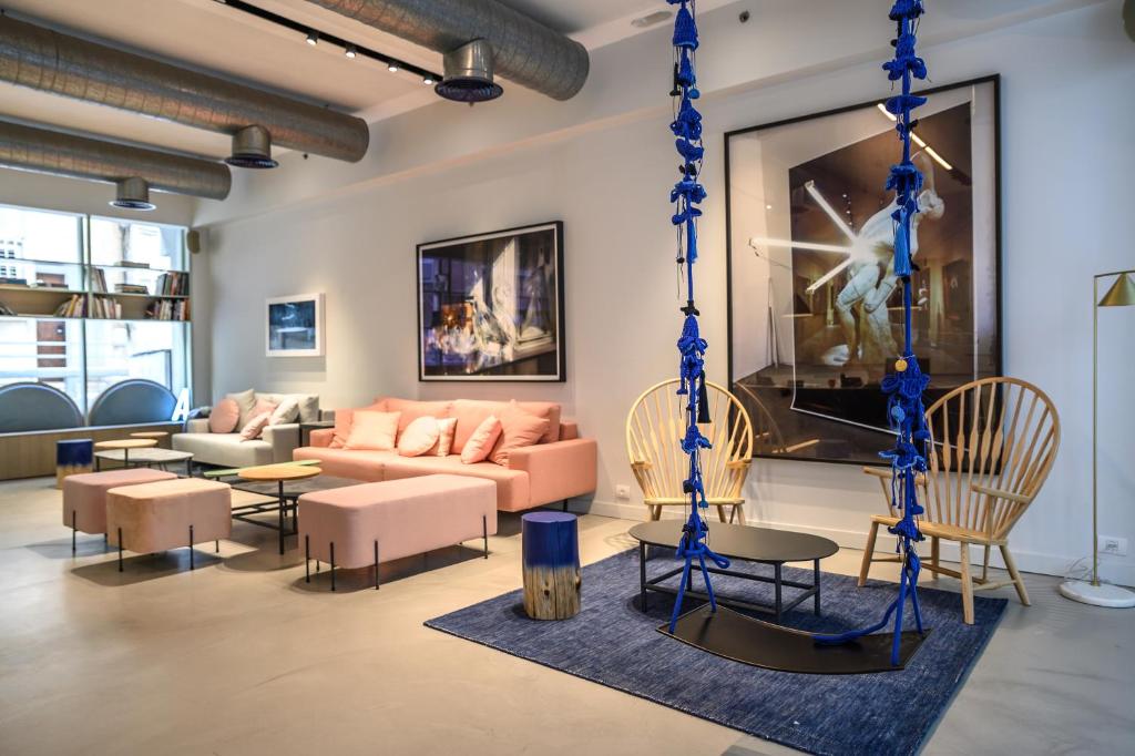 Posezení v ubytování Artist Hotel - an Atlas Boutique Hotel
