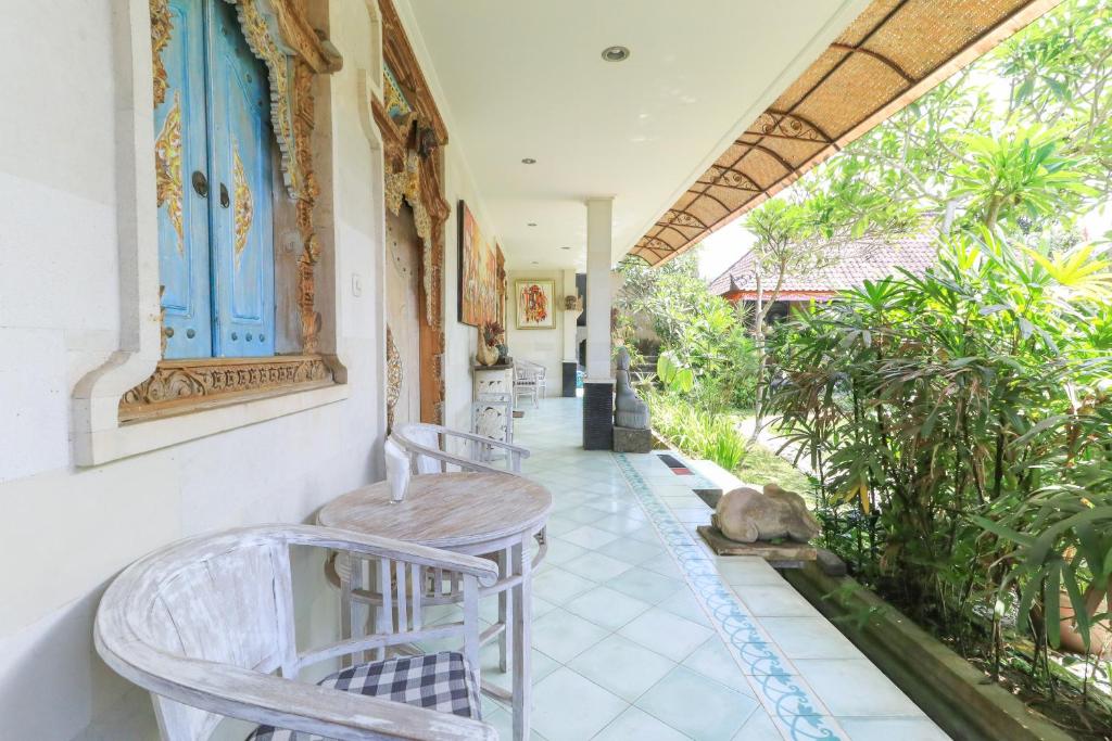 Zahrada ubytování Ubud Chez Nyoman