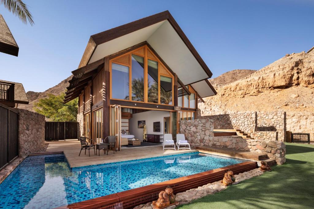 Bazén v ubytování Herbert Samuel Royal Shangri-La Eilat nebo v jeho okolí