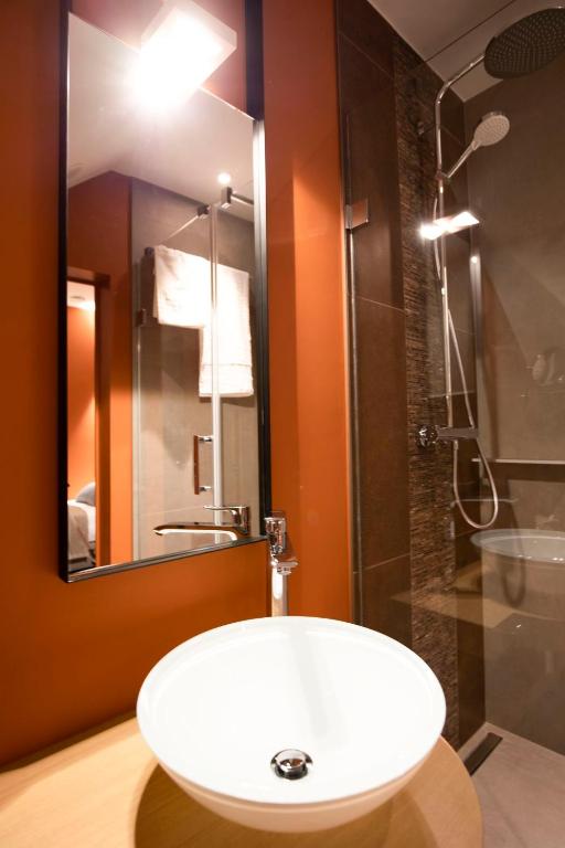 Koupelna v ubytování B-Lodge Boutique Hôtel