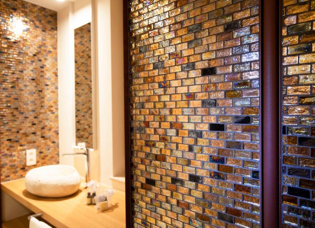 Koupelna v ubytování B-Lodge Boutique Hôtel