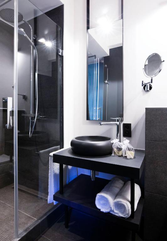 Koupelna v ubytování B-Lodge Boutique Hôtel