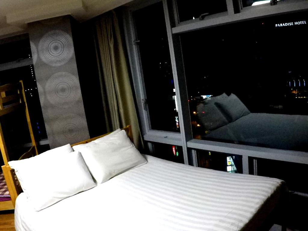 Posezení v ubytování Busan Popcorn Hostel