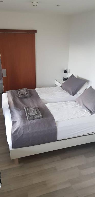 Postel nebo postele na pokoji v ubytování Apotek Guesthouse
