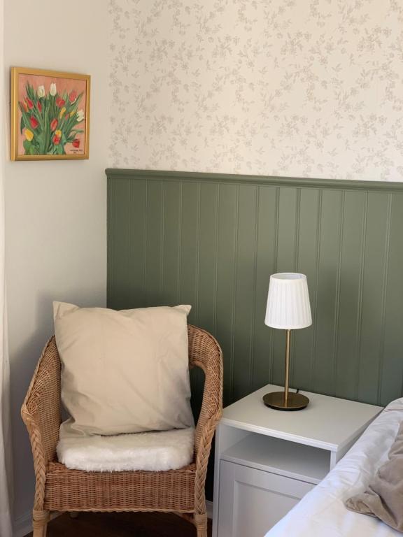 Postel nebo postele na pokoji v ubytování Svabesholms Kungsgårds B&B och Pensionat Stenshuvud