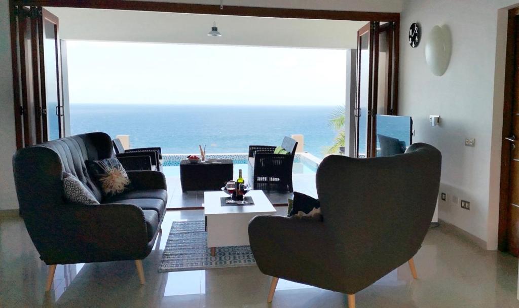 Posezení v ubytování Great View Villa Galant Curaçao