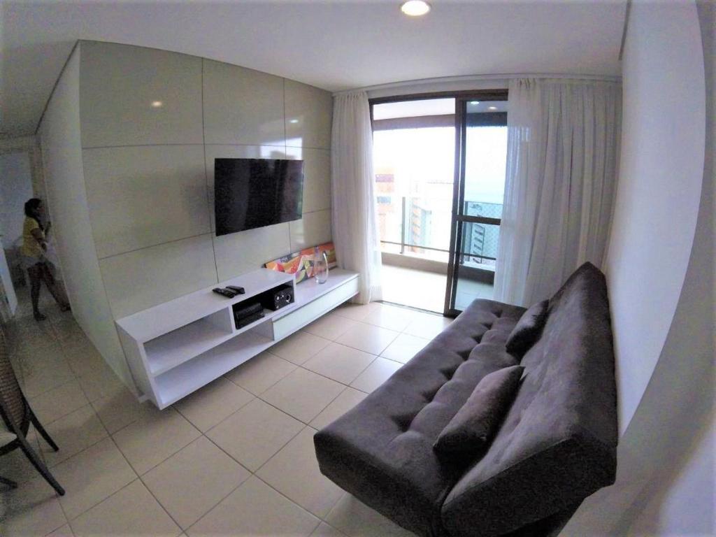  Apartamento vista MAR 2 quartos !!! 1 quadra da beira mar