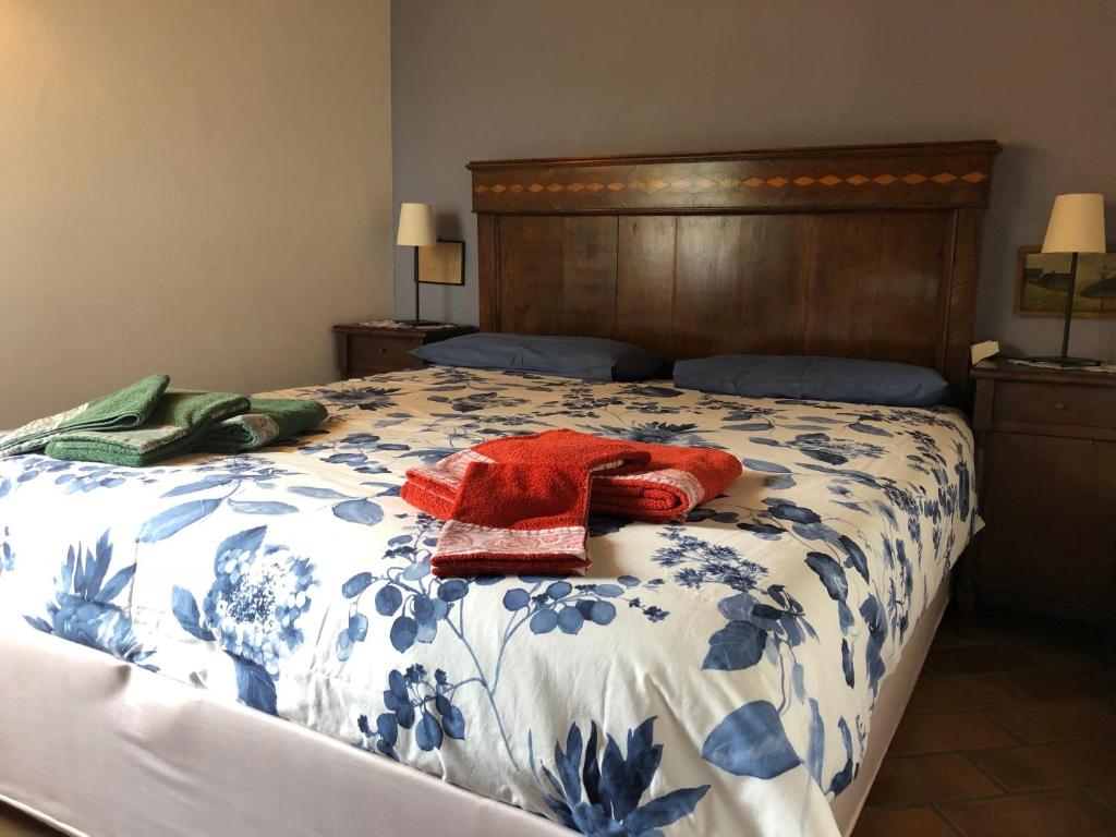 Postel nebo postele na pokoji v ubytování Agriturismo Terre Bianche