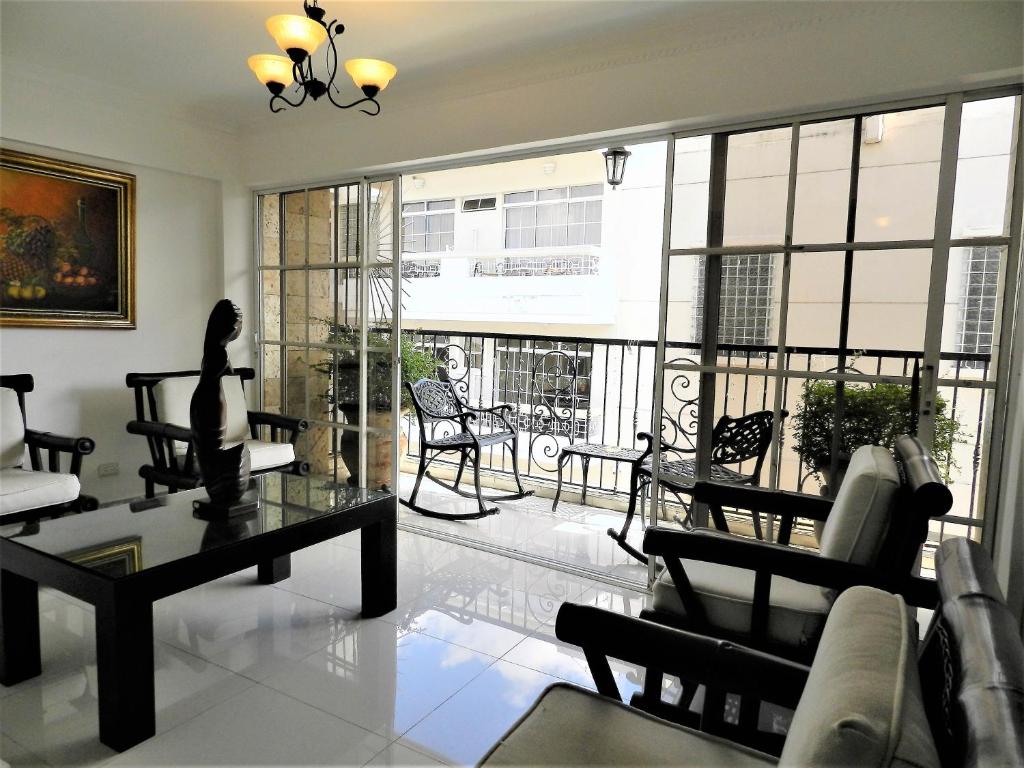 Zona de estar de Hotel La Colonia
