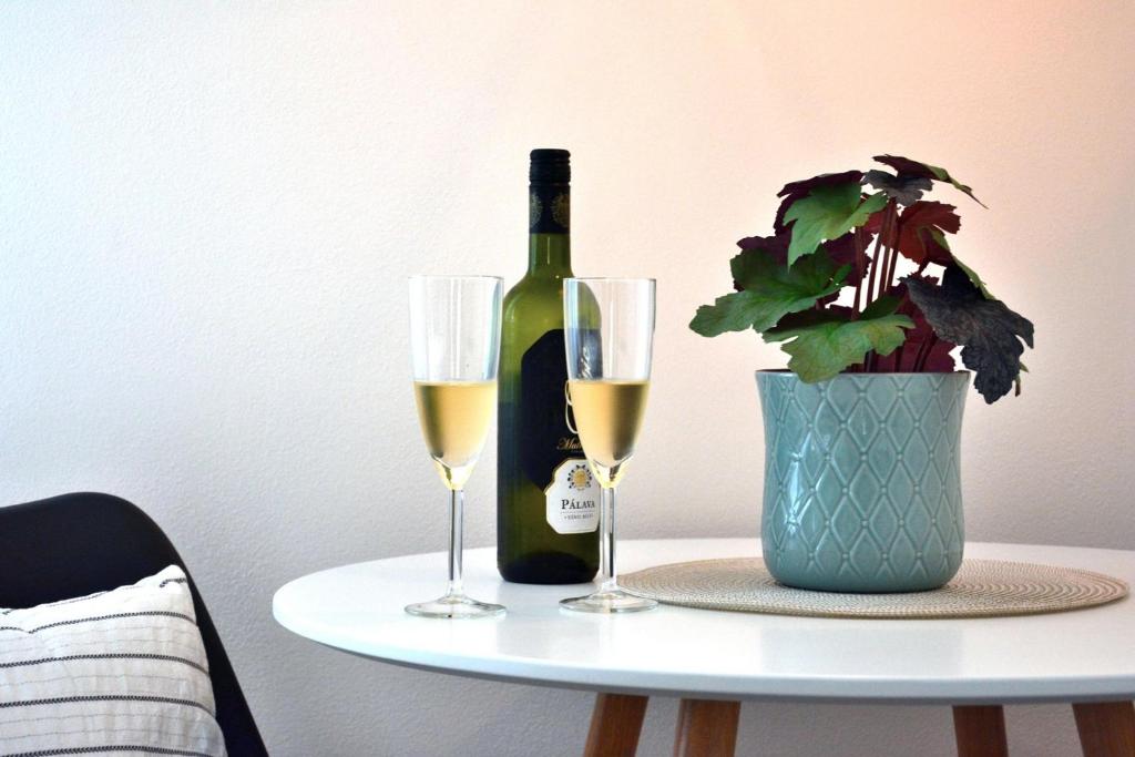 Nápoje v ubytování Apartmány u Kotačků