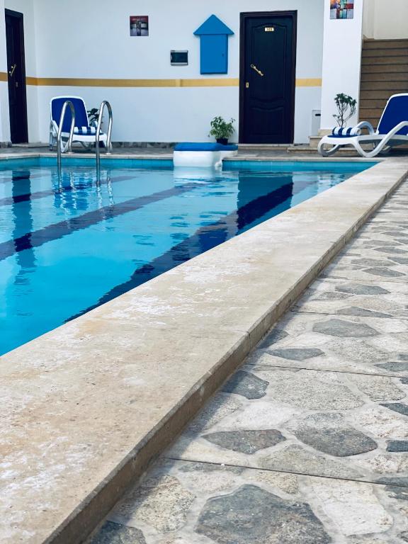 Bazén v ubytování Golden Plaza Dahab Resort nebo v jeho okolí