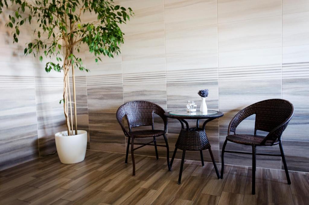 Posezení v ubytování Apartmány u Kotačků