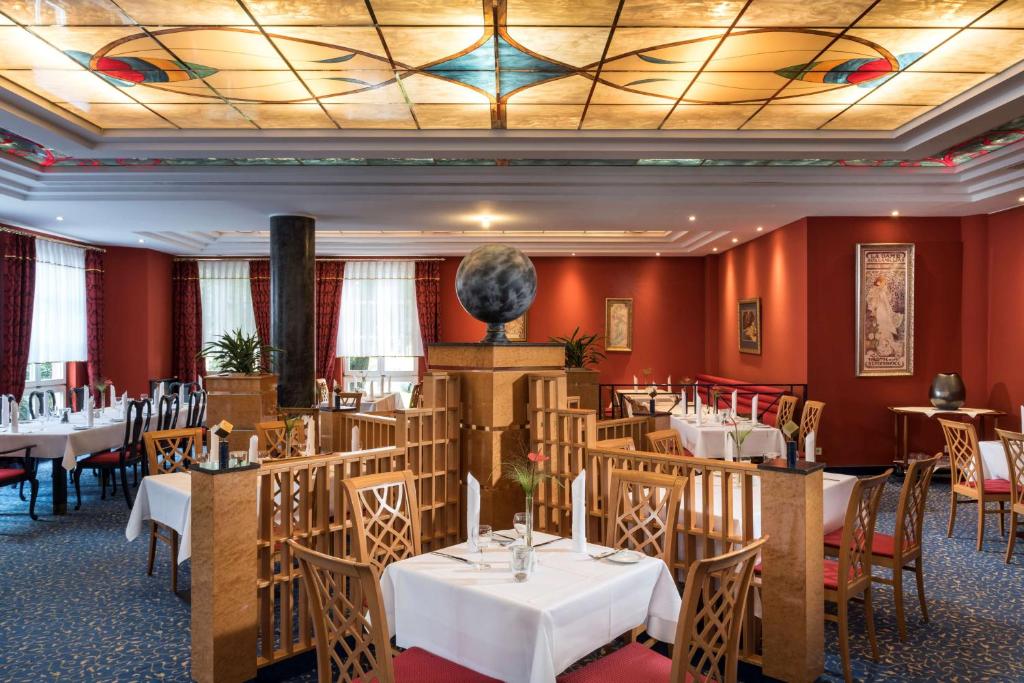 Restaurace v ubytování Radisson Blu Hotel Halle-Merseburg