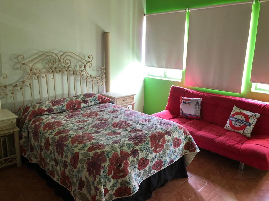 Postel nebo postele na pokoji v ubytování Casa La Minerva