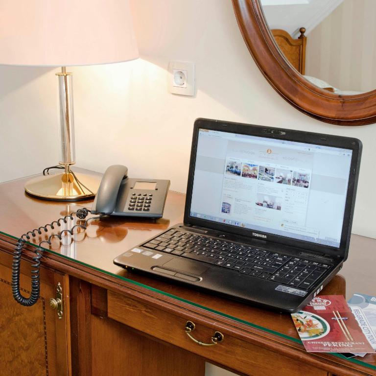 TV a/nebo společenská místnost v ubytování Hotel Skala