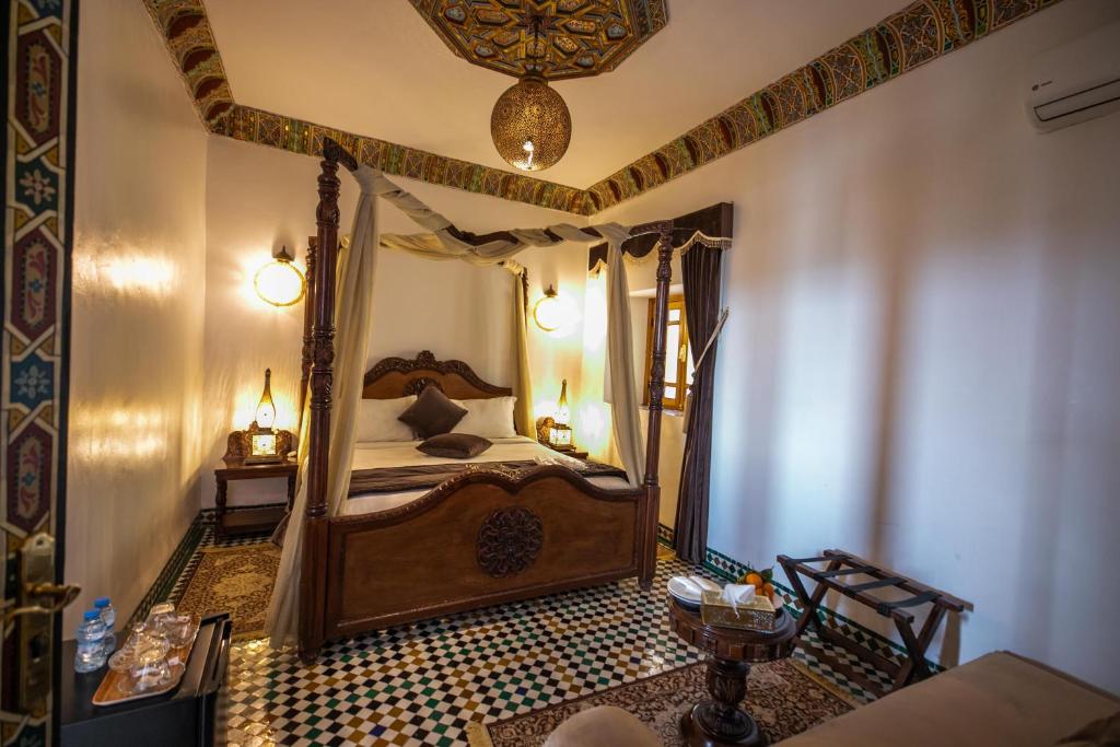 Letto o letti in una camera di Palais Houyam