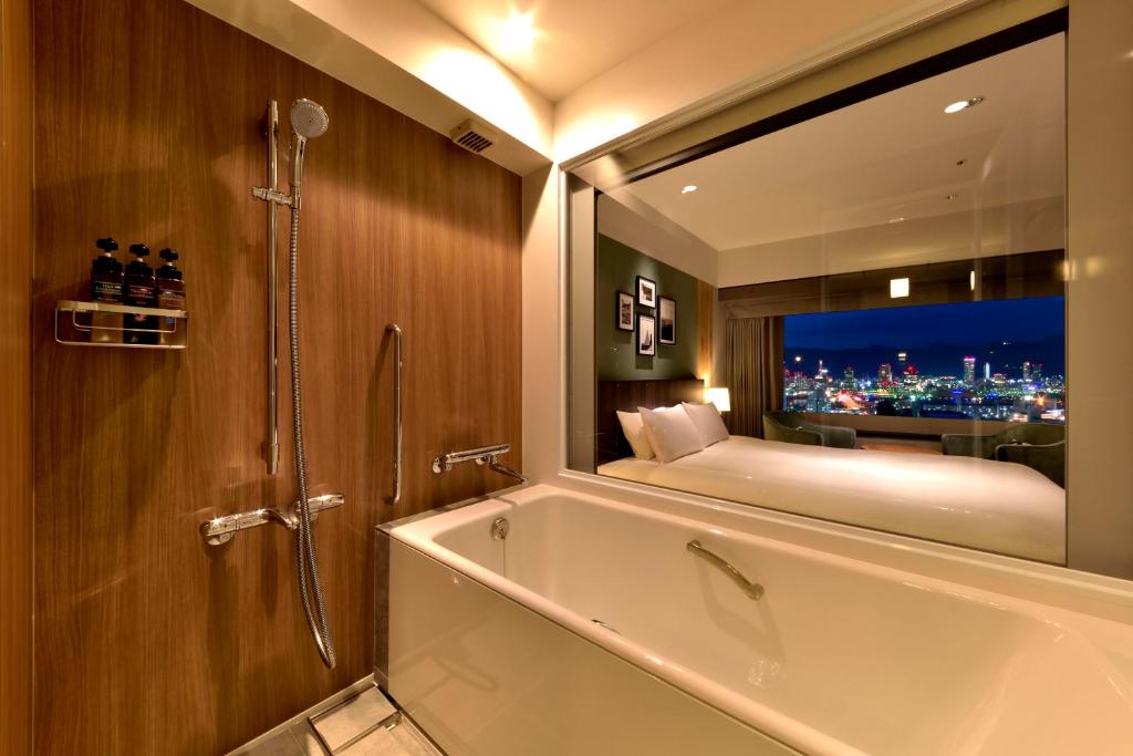 Koupelna v ubytování Kobe Portopia Hotel