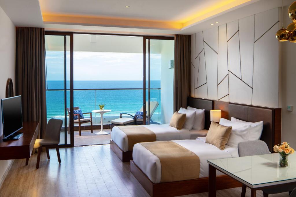 Studio 2 Giường Đơn Thông Nhau Nhìn Ra Biển