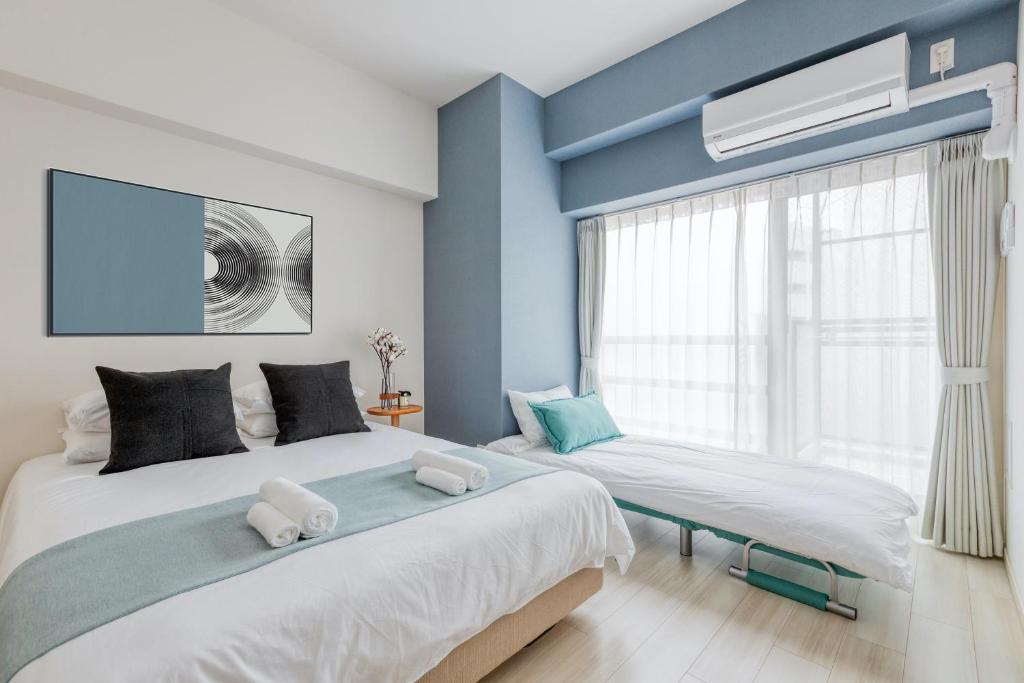 Ostay Shin-Osaka Hotel Apartment - デラックスファミリールーム