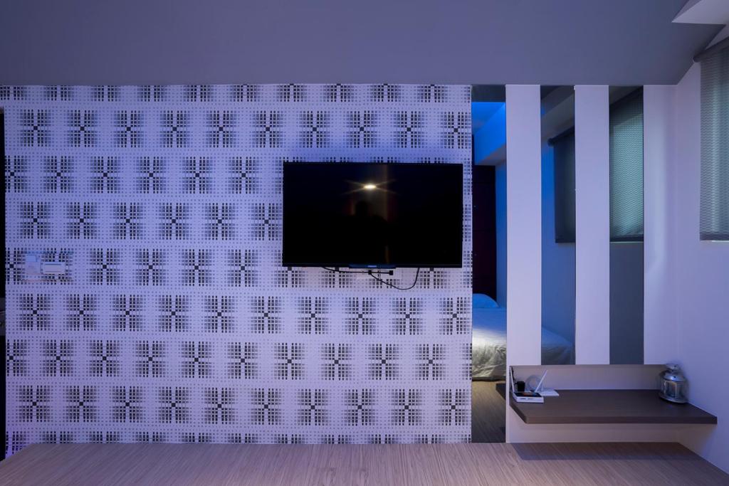 TV a/nebo společenská místnost v ubytování Starry Laurel