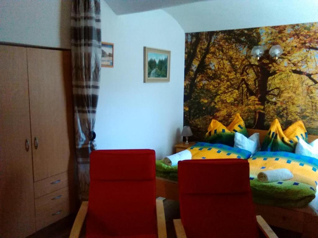 Posezení v ubytování Pension Otěvěk