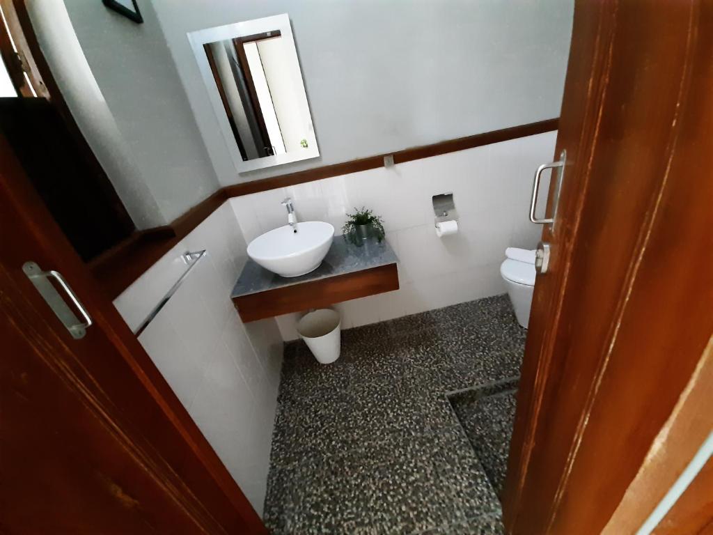 Koupelna v ubytování rumah566