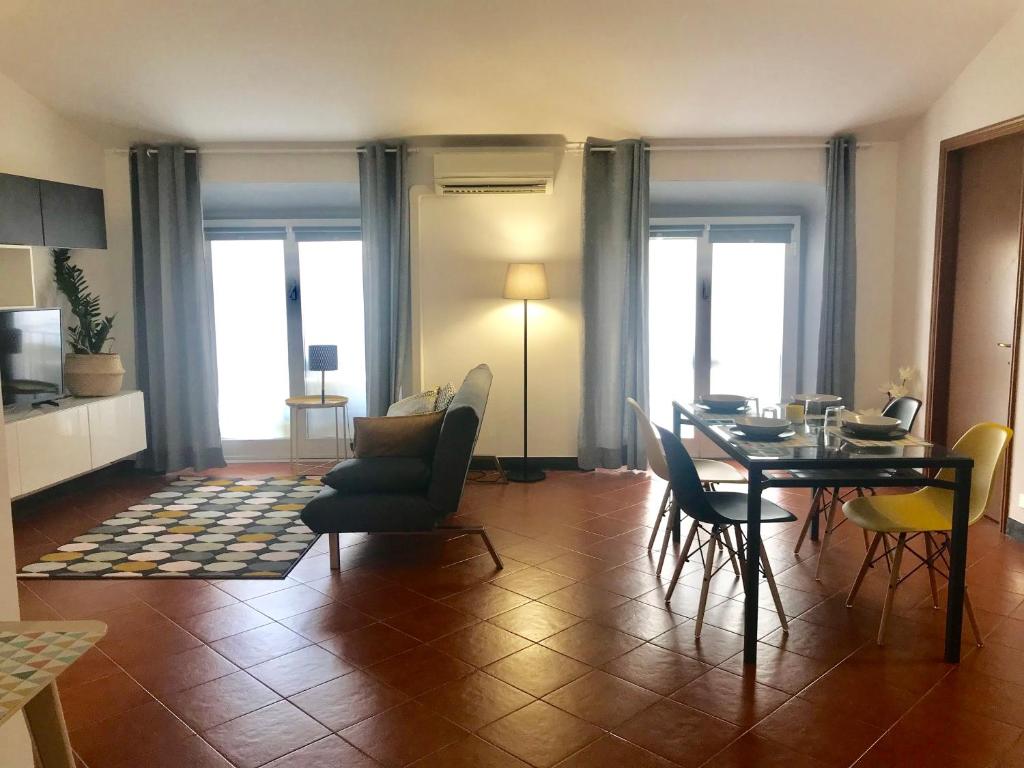 Posezení v ubytování Genova Suite Art