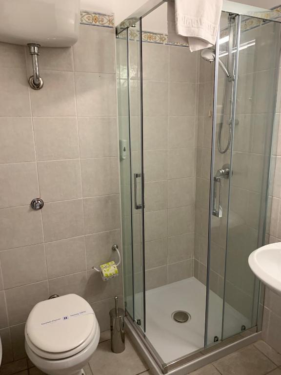 Kúpeľňa v ubytovaní Albergo Parco Gran Sasso