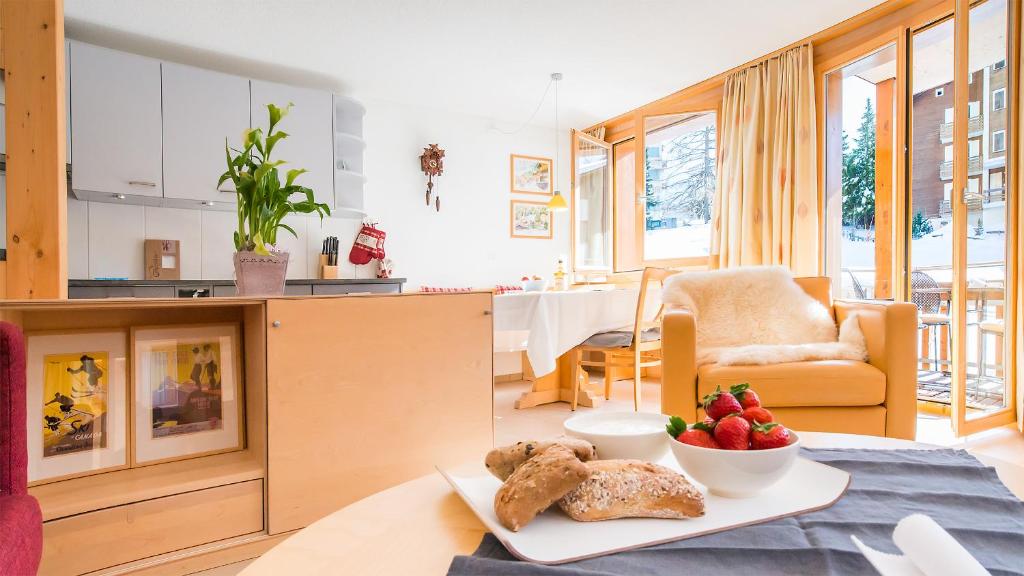 Kuchyň nebo kuchyňský kout v ubytování Chalet Luna