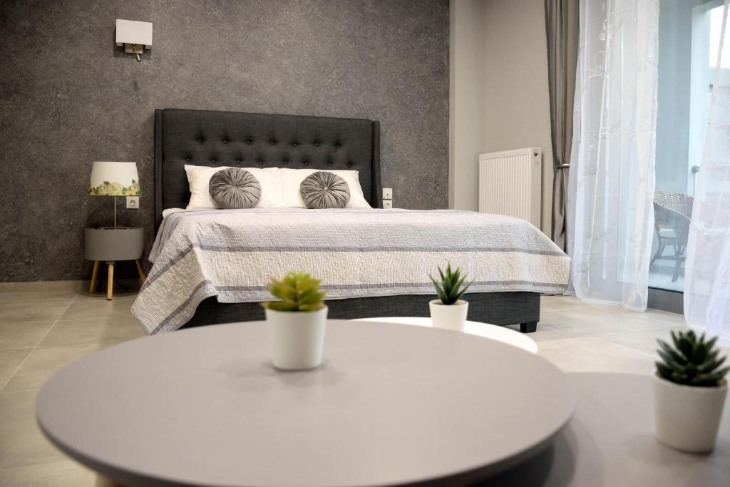 Postel nebo postele na pokoji v ubytování Dreamstudio II