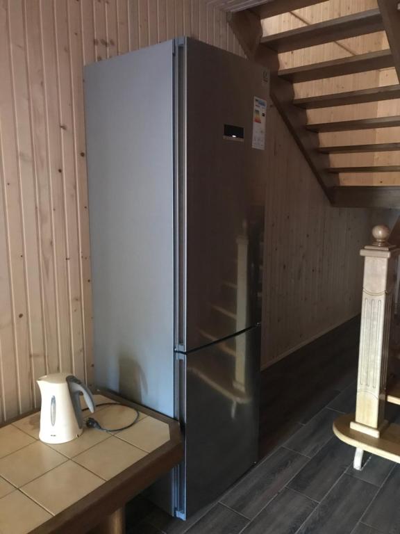 Kuchyň nebo kuchyňský kout v ubytování Hotel Novoe Shale