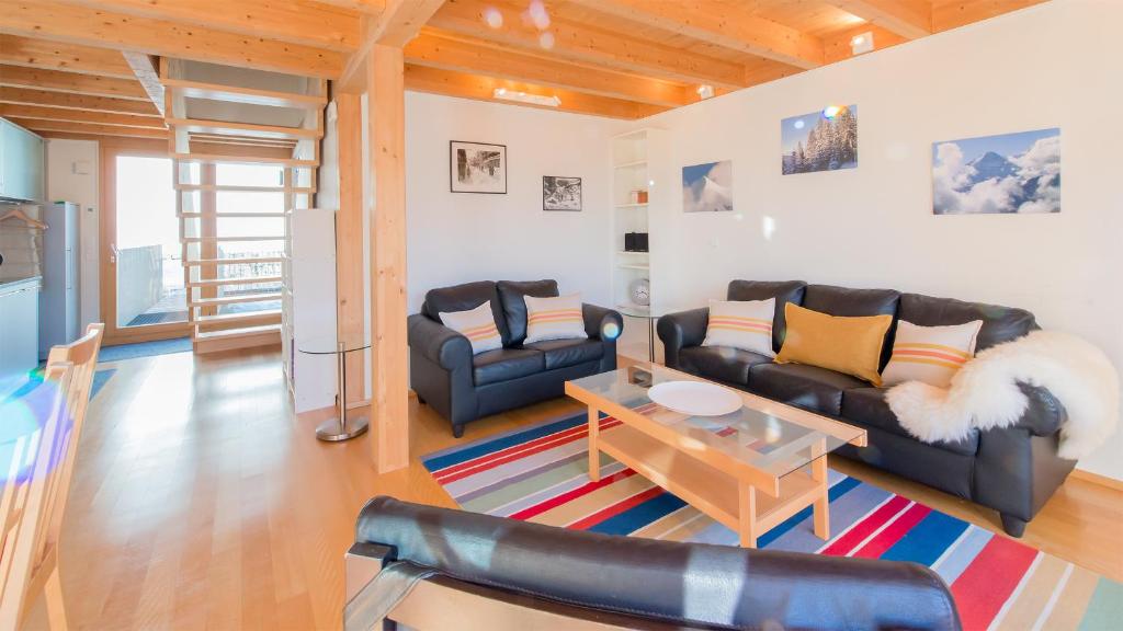 Posezení v ubytování Chalet Roossi