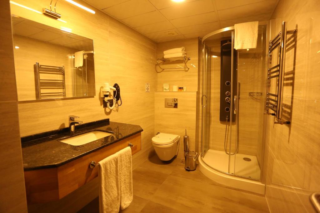 Koupelna v ubytování Oytun Park Hotel