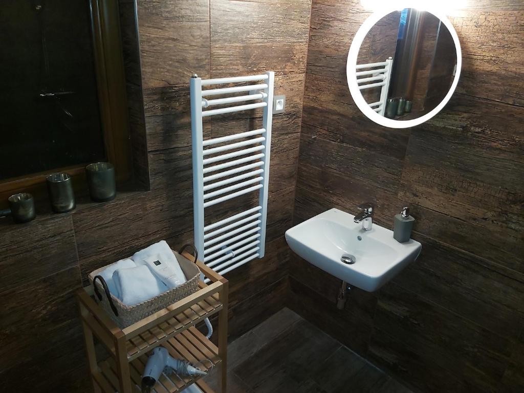 Koupelna v ubytování Villa Bellevue Wellness