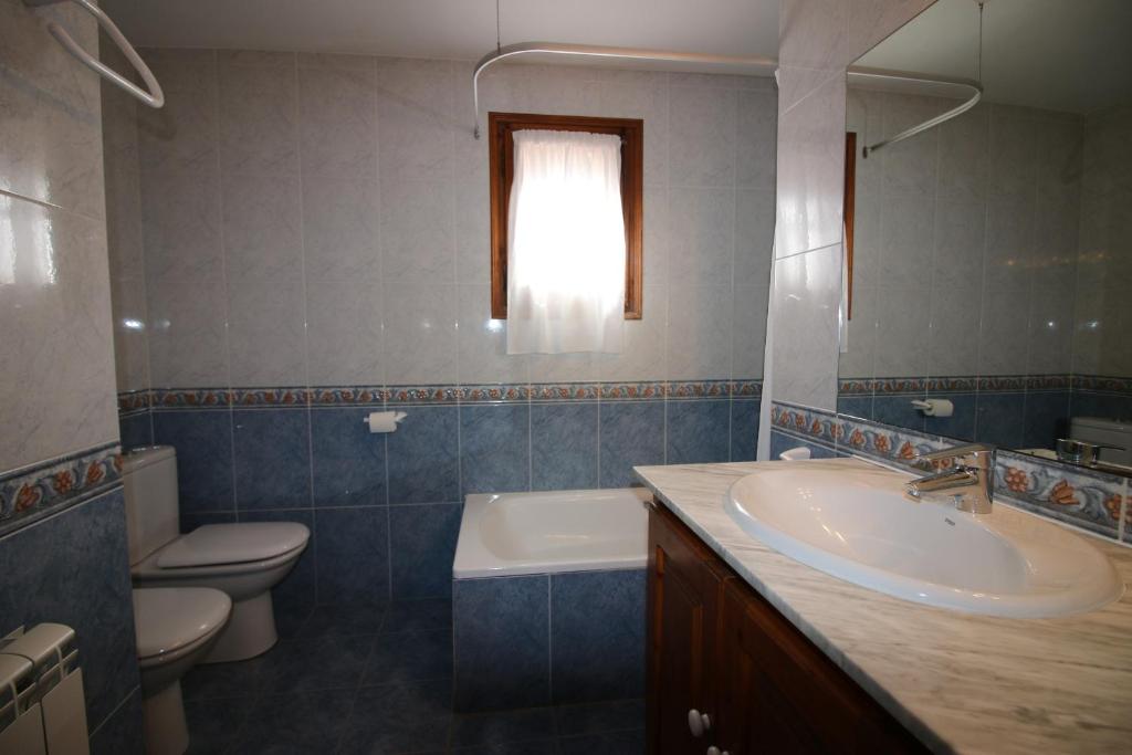 Koupelna v ubytování Casa la Borna