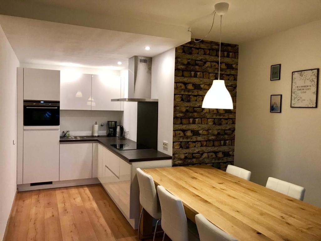 Η κουζίνα ή μικρή κουζίνα στο Appartement Familie Willems Winterberg 3