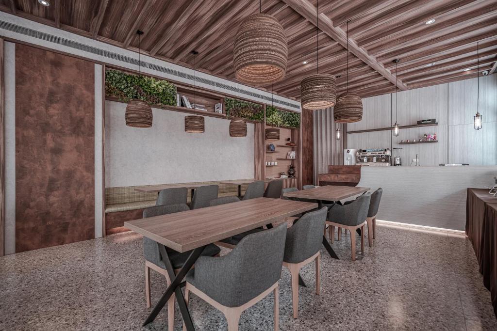 Kuchyň nebo kuchyňský kout v ubytování Somer Chew Hotel