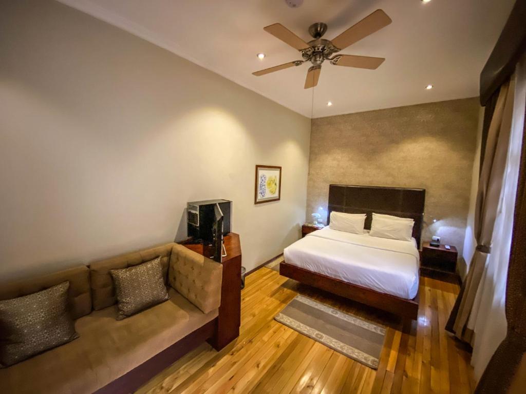 Postel nebo postele na pokoji v ubytování Santa Lucia House - Forum