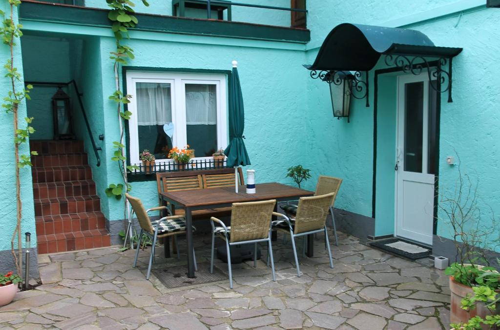 Patio nebo venkovní prostory v ubytování Am Bungert