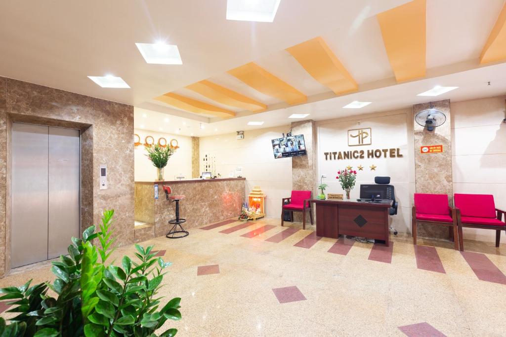 Vstupní hala nebo recepce v ubytování Titanic 2 Hotel