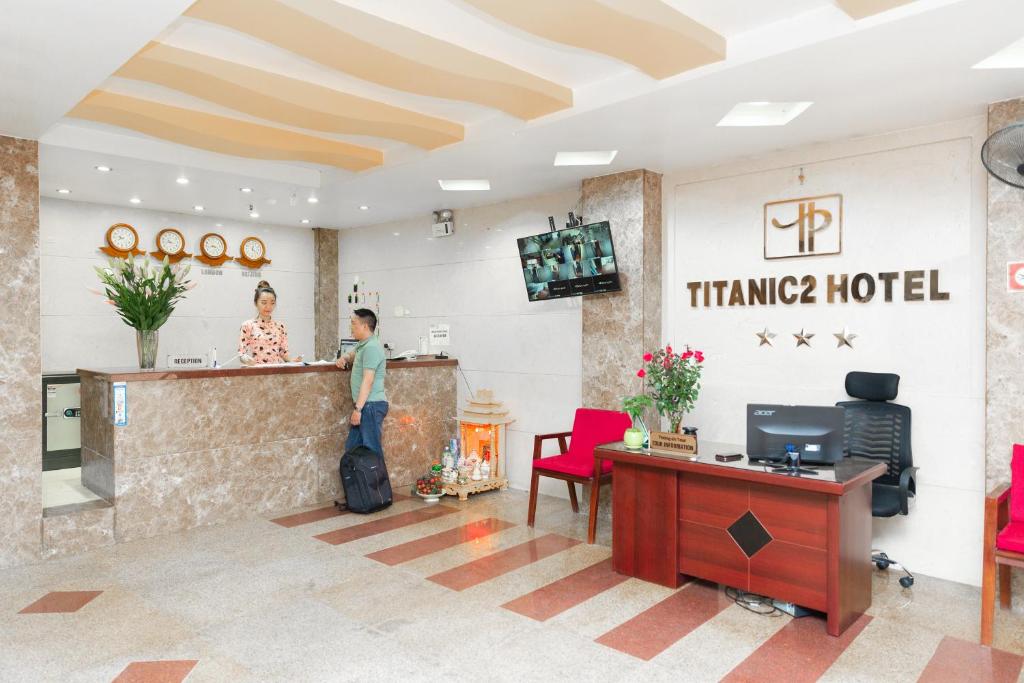 Vstupní hala nebo recepce v ubytování Titanic 2 Hotel