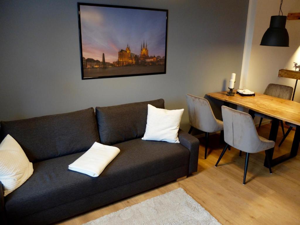 Posezení v ubytování Altstadt Apartment Erfurt