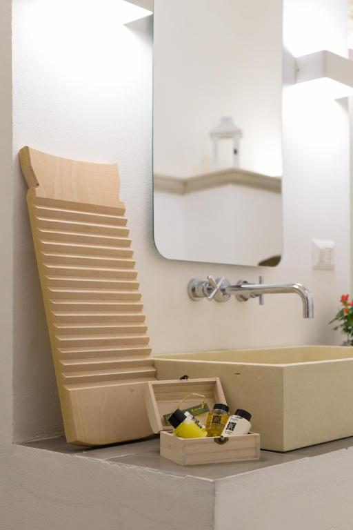 Koupelna v ubytování Casa Litarà