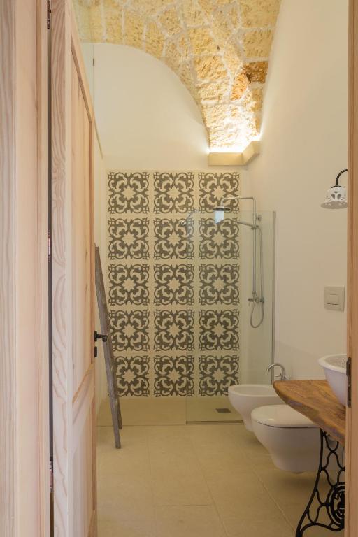 Koupelna v ubytování Casa Litarà