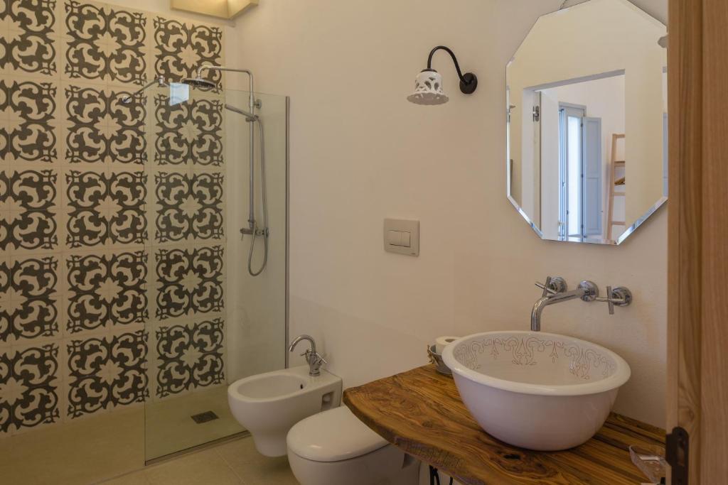 Koupelna v ubytování Casa Litarà