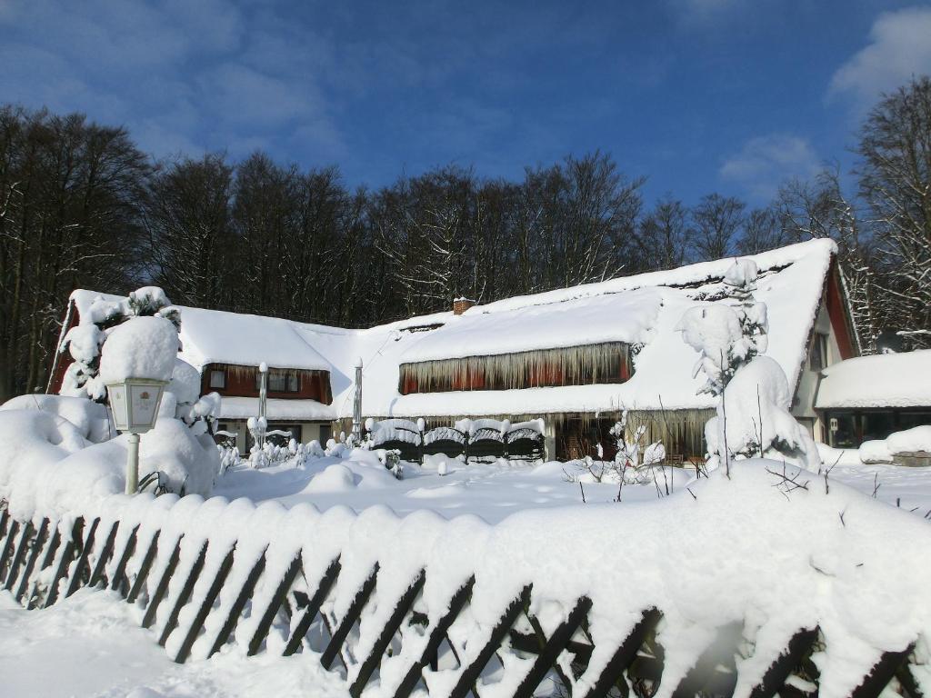 Restaurant & Hotel Baumhaus Hagen v zimě