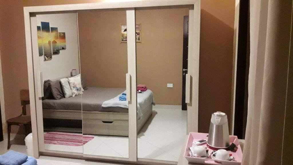 Koupelna v ubytování Cittadella b&b